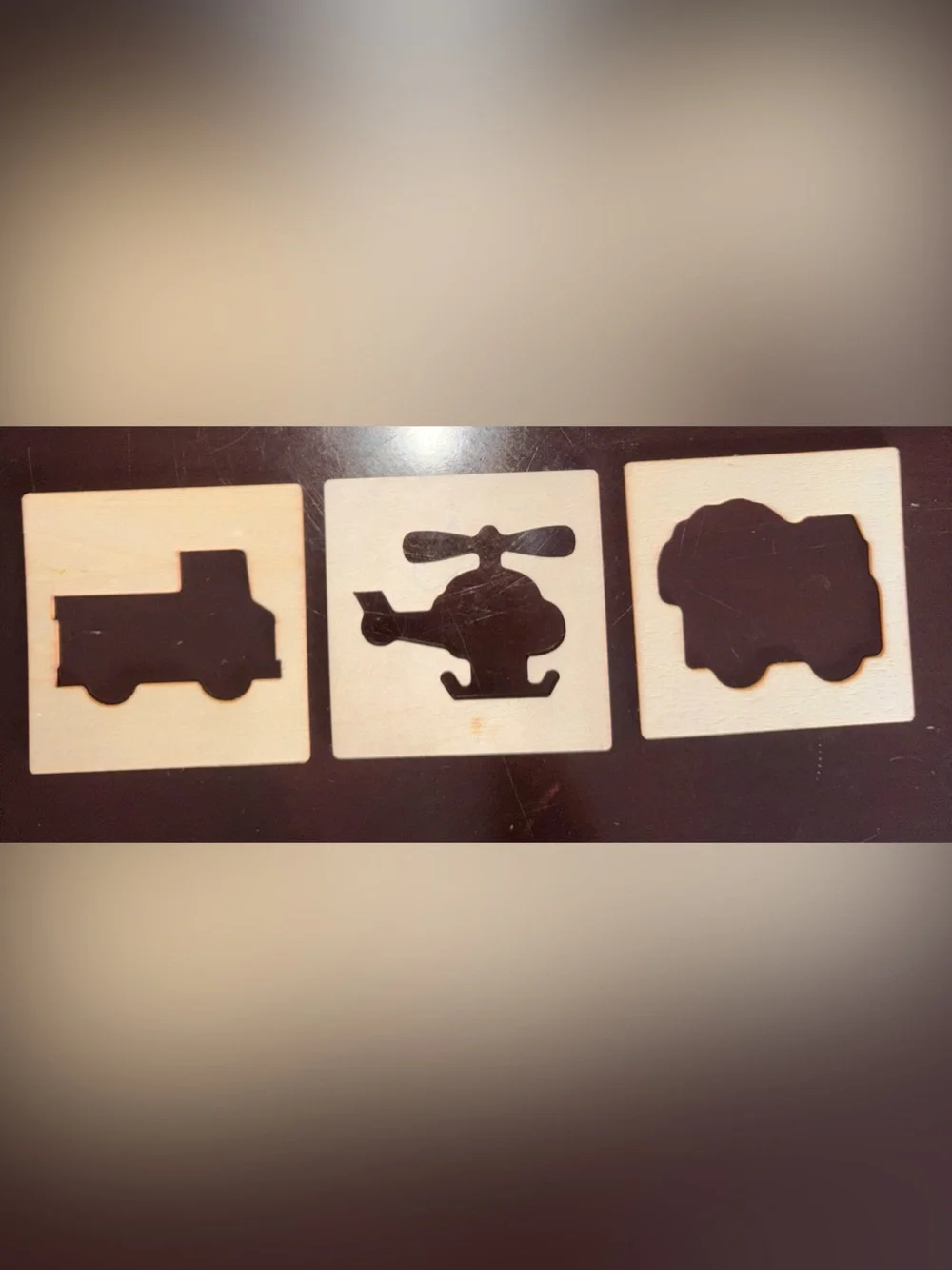 Wooden Animal & Transportation Stencils